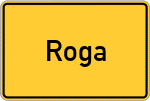 Place name sign Roga