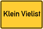 Place name sign Klein Vielist