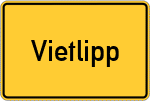 Place name sign Vietlipp