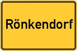 Place name sign Rönkendorf