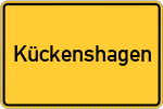 Place name sign Kückenshagen