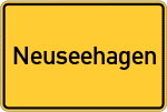 Place name sign Neuseehagen