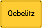 Place name sign Oebelitz