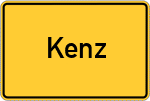 Place name sign Kenz
