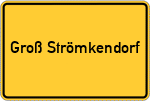Place name sign Groß Strömkendorf