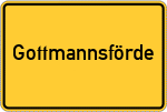 Place name sign Gottmannsförde