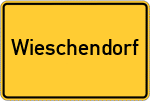 Place name sign Wieschendorf