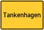 Place name sign Tankenhagen