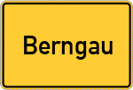 Place name sign Berngau