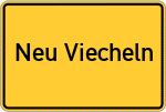 Place name sign Neu Viecheln