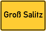 Place name sign Groß Salitz