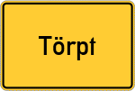 Place name sign Törpt