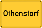 Place name sign Othenstorf
