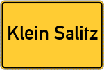 Place name sign Klein Salitz