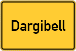 Place name sign Dargibell