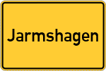 Place name sign Jarmshagen