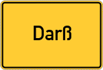 Place name sign Darß