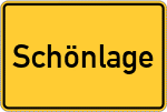 Place name sign Schönlage