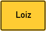 Place name sign Loiz