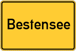 Place name sign Bestensee
