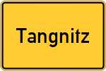 Place name sign Tangnitz