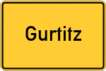 Place name sign Gurtitz