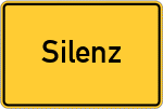 Place name sign Silenz