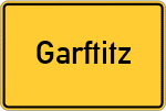 Place name sign Garftitz