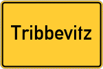 Place name sign Tribbevitz