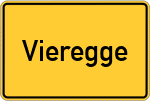 Place name sign Vieregge
