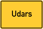 Place name sign Udars