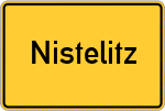 Place name sign Nistelitz