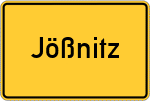 Place name sign Jößnitz
