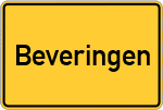Place name sign Beveringen