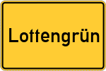 Place name sign Lottengrün