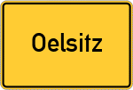 Place name sign Oelsitz