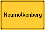 Place name sign Neumolkenberg