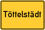 Place name sign Töttelstädt