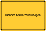Place name sign Biebrich bei Katzenelnbogen