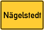 Place name sign Nägelstedt