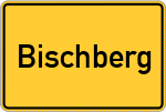 Place name sign Bischberg, Oberfranken