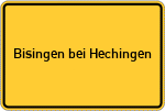 Place name sign Bisingen bei Hechingen
