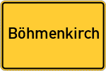 Place name sign Böhmenkirch