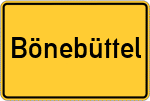 Place name sign Bönebüttel