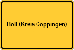 Place name sign Boll (Kreis Göppingen)