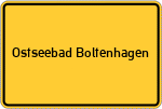 Place name sign Ostseebad Boltenhagen