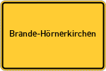 Place name sign Brande-Hörnerkirchen