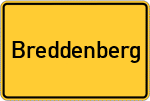 Place name sign Breddenberg