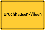 Place name sign Bruchhausen-Vilsen