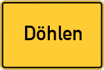 Place name sign Döhlen